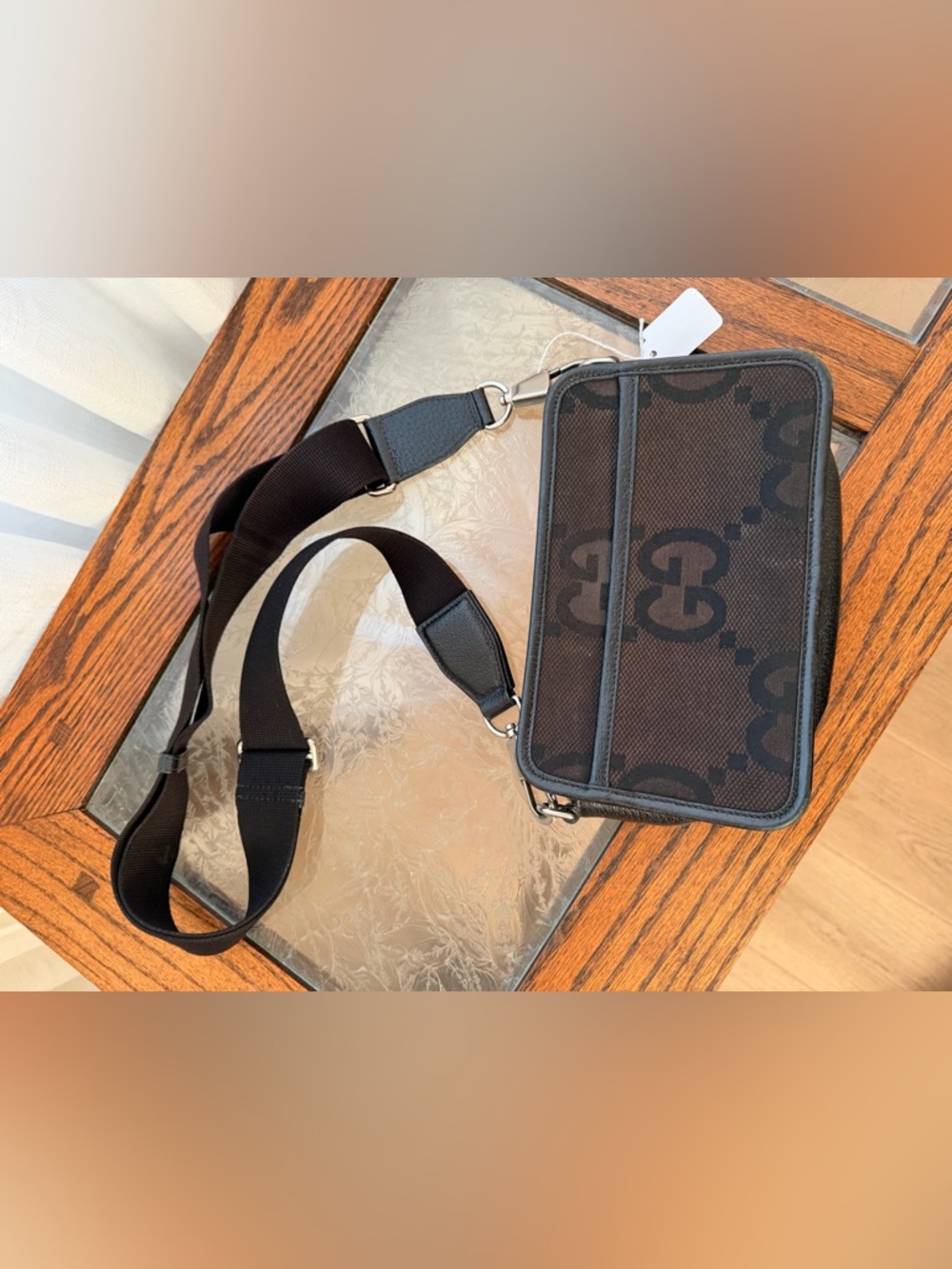 Gucci Jumbo GG Canvas Messenger Bag